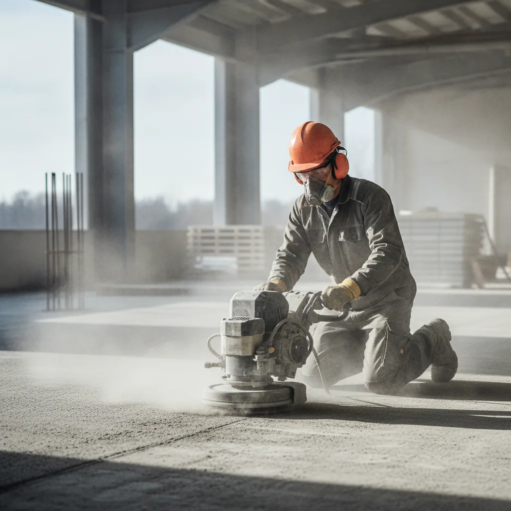 Meuler béton surfaçage – méthode et plateau diamant - meuler beton surfacage plateau diamant